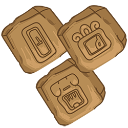 Mini golfo dekoracinis elementas